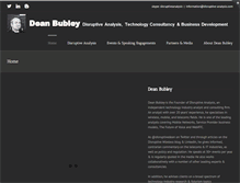 Tablet Screenshot of deanbubley.com